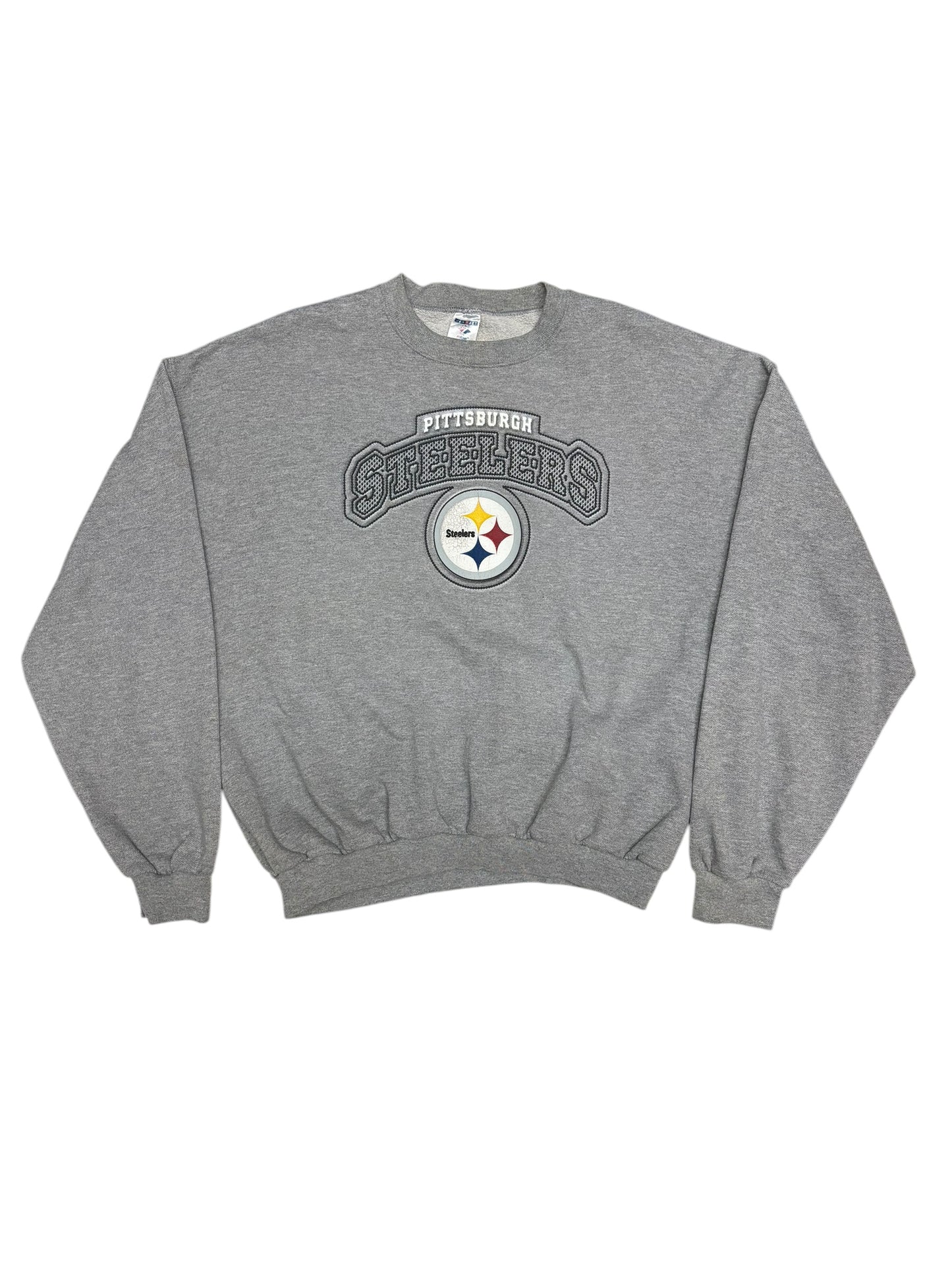 (L) Vintage Steelers Graphic Crewneck