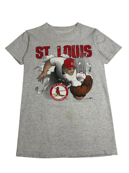 (S) Vintage St. Louis Cardinals Nutmeg Double-Sided Tee