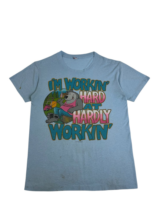 (M) Vintage "I'm Working Hard" Tee