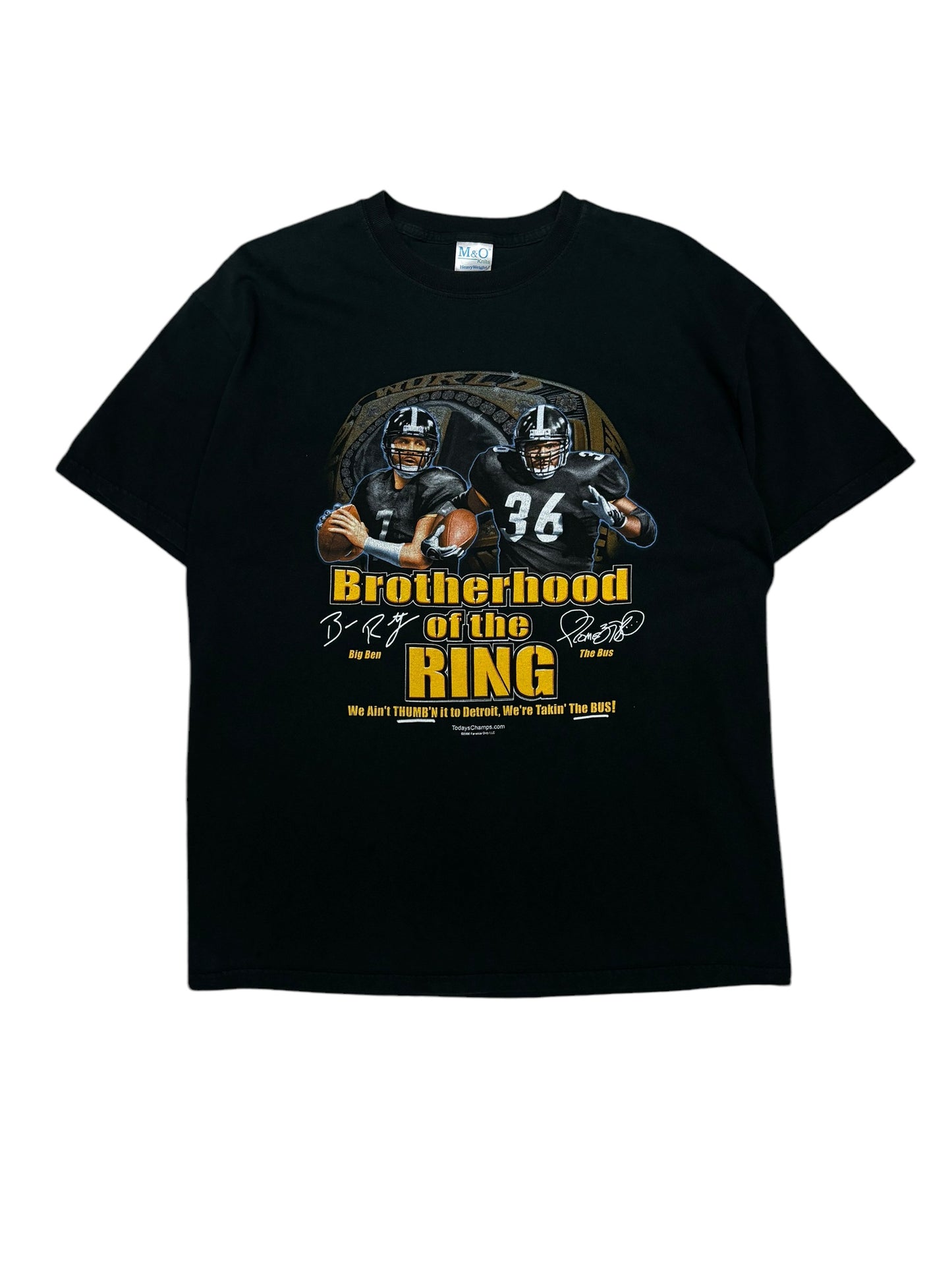 (L) 2006 Steelers "Brotherhood of the Ring" Tee