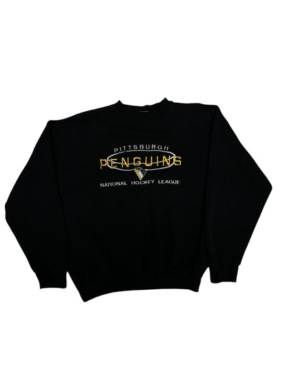 (M) Vintage Penguins Embroidered Crewneck