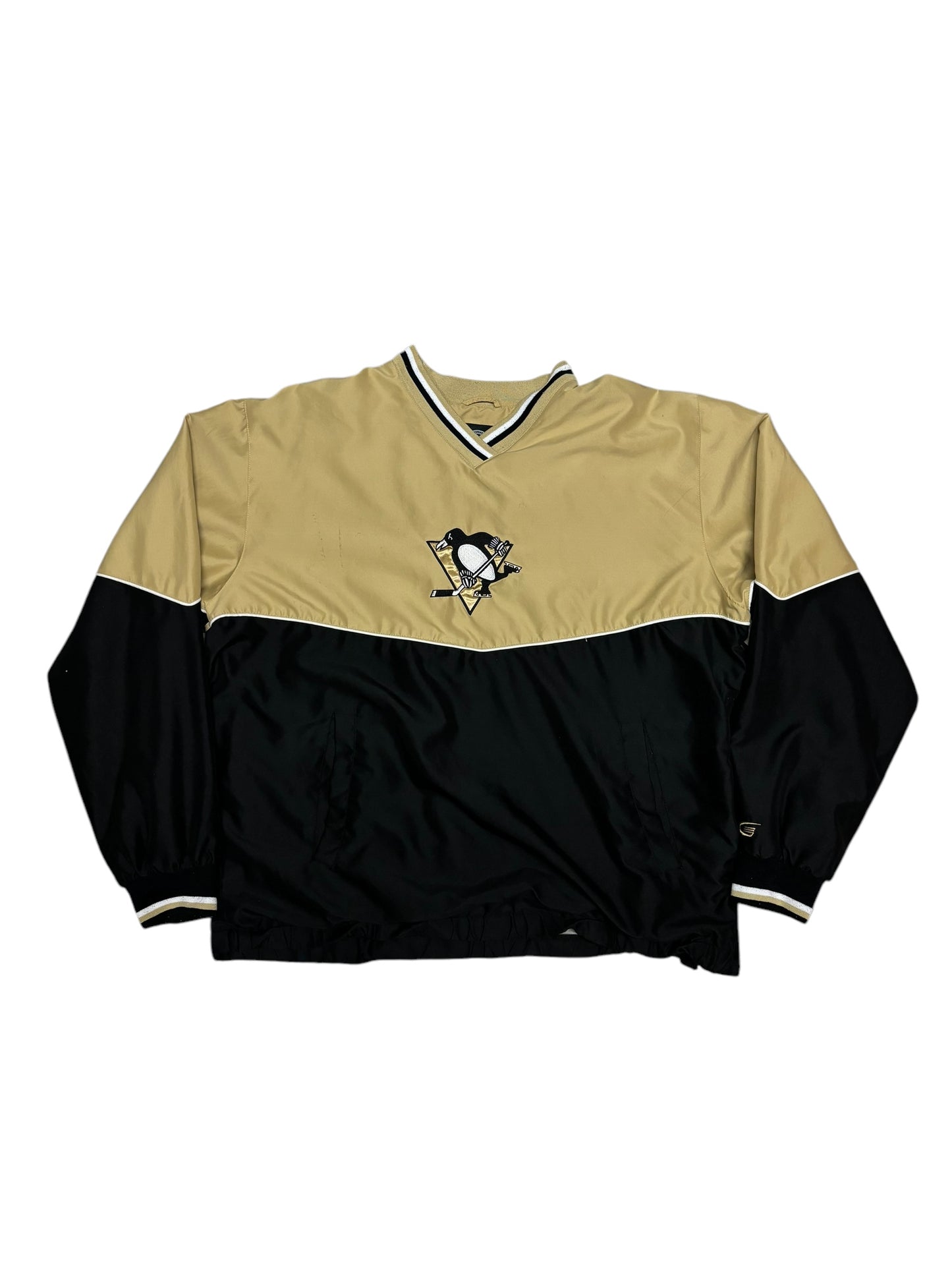 (L) Vintage Y2K Penguins Pull-Over Double-Sided Jacket