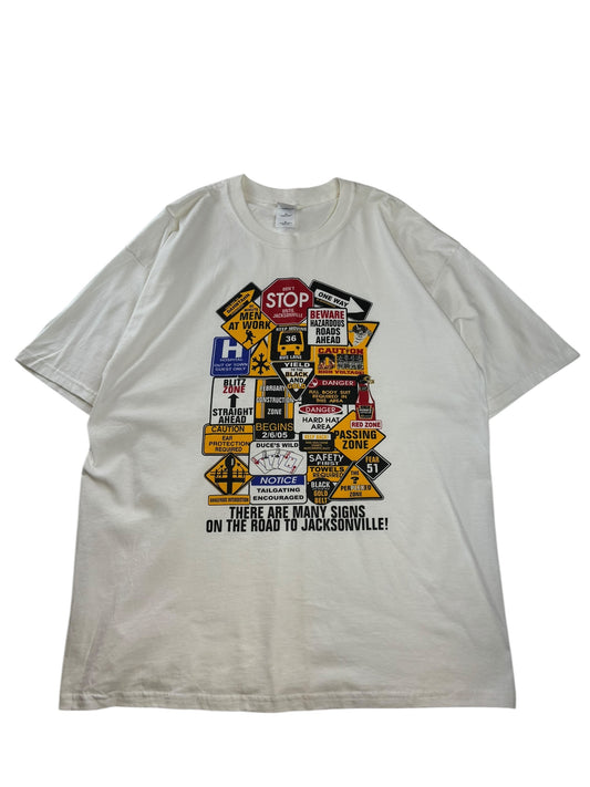 (XL) Vintage Y2K Steelers Road to Jacksonville Tee (New)