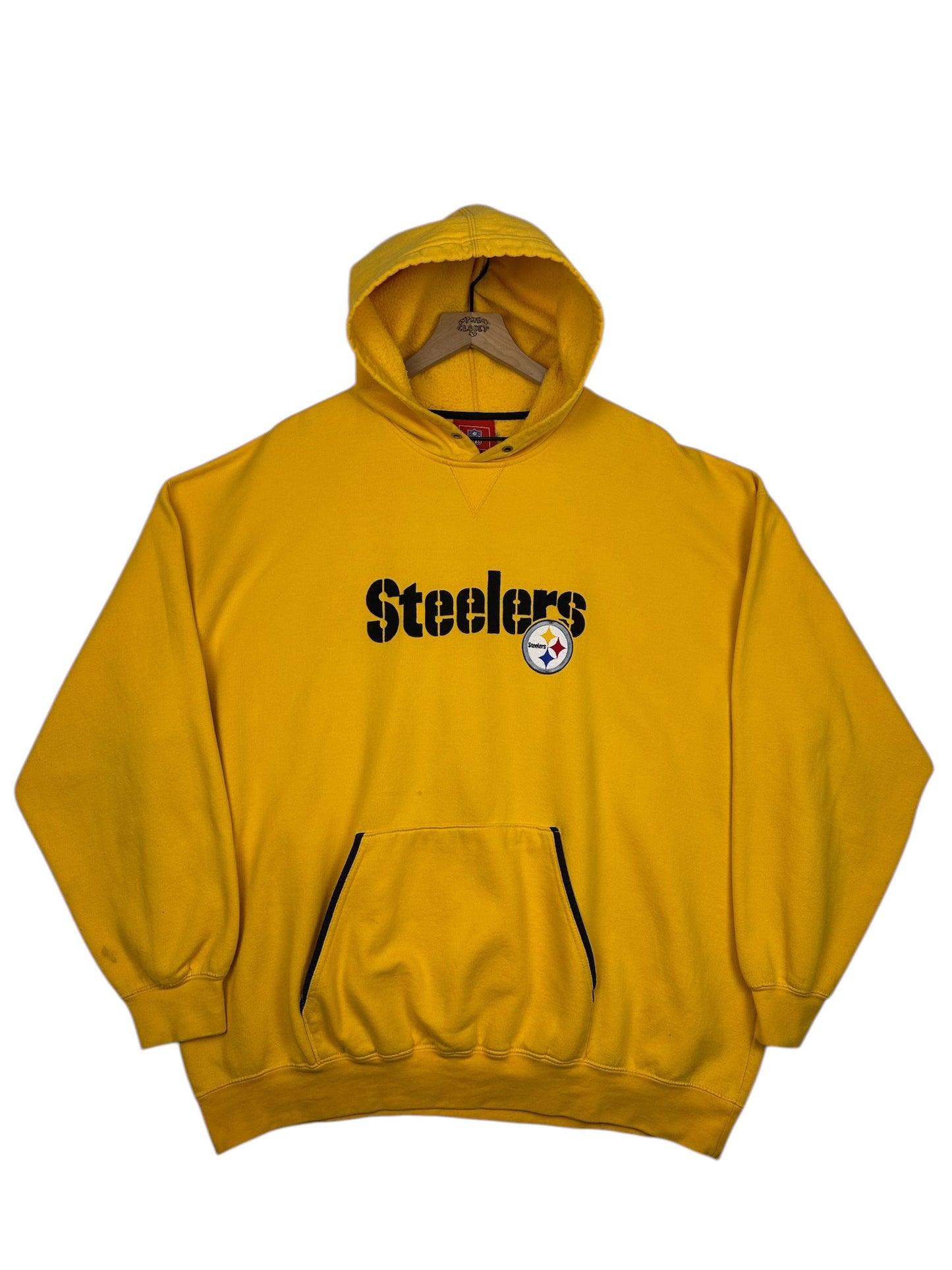 (XXL) Vintage Y2K Steelers NFL Embroidered Hoodie