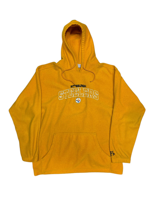 (XL) Vintage Y2K Steelers Fleece Hoodie