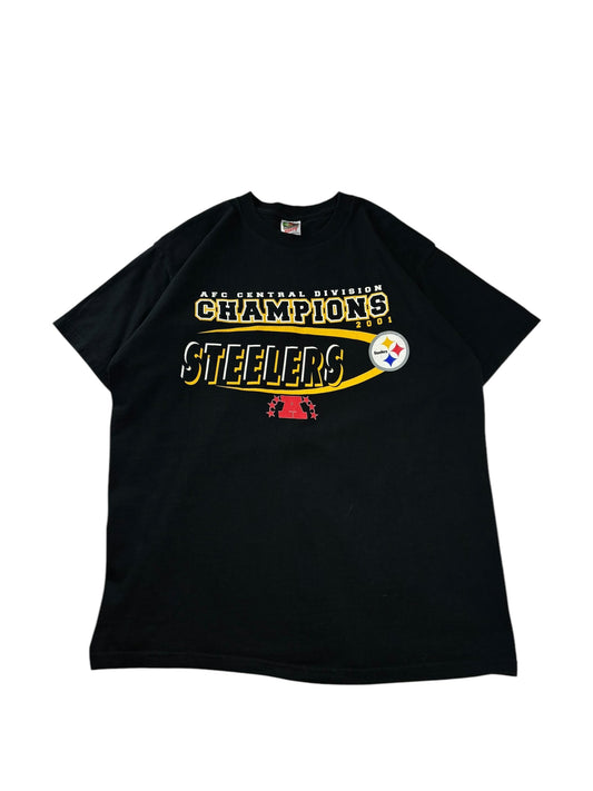 (XL) 2001 Steelers AFC Champs Tee