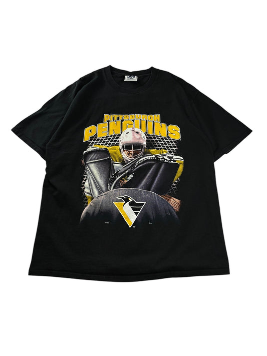 (XL) Vintage Penguins Goalie Tee