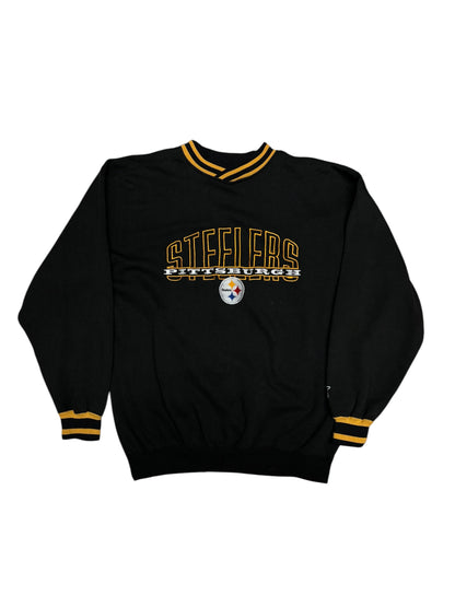 (M/L) Vintage Steelers Starter Crewneck