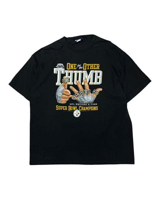 (XL) Vintage Steelers "One for the Thumb" Tee