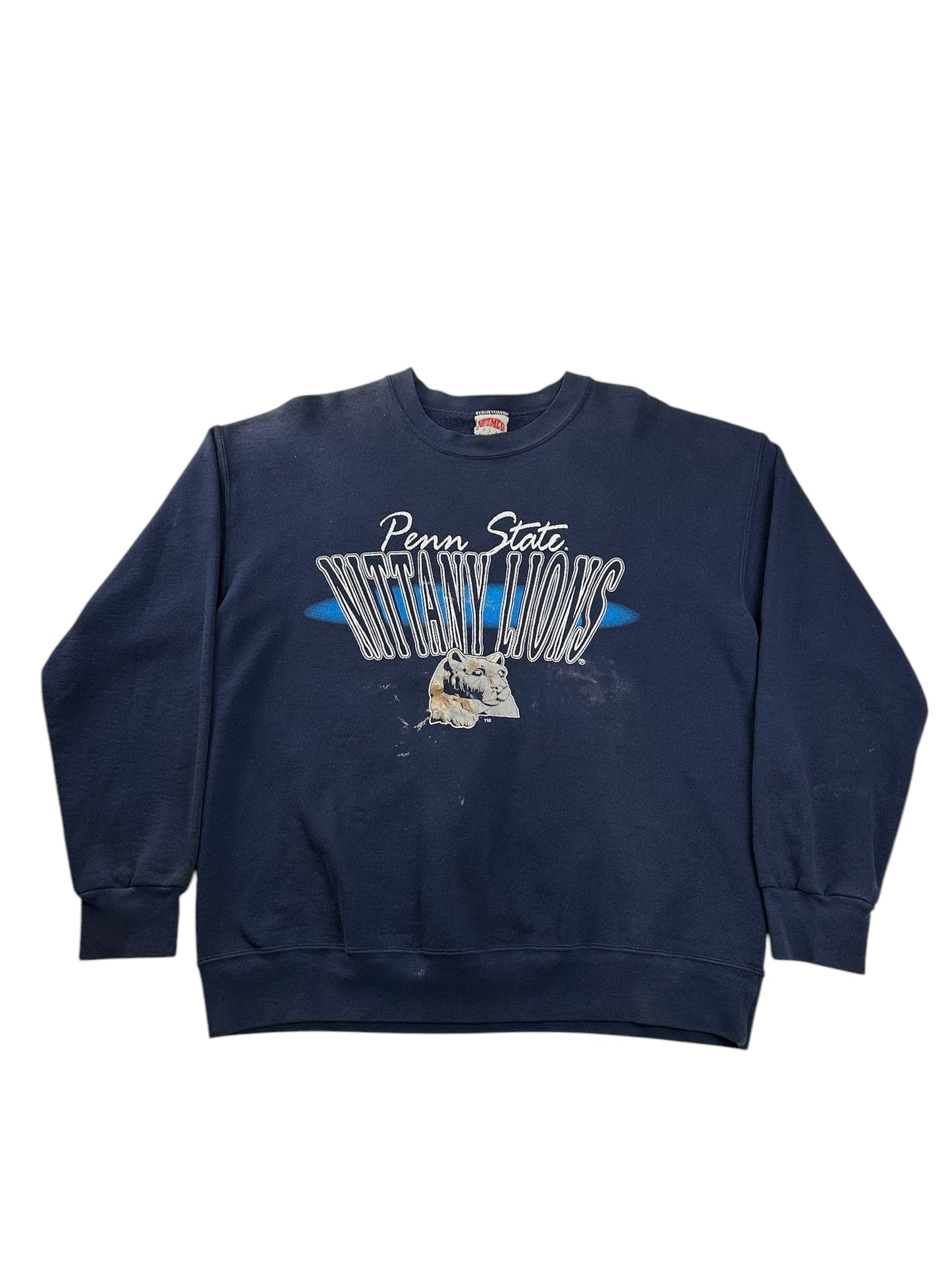 (L) Vintage Penn State Graphic Nutmeg Crewneck