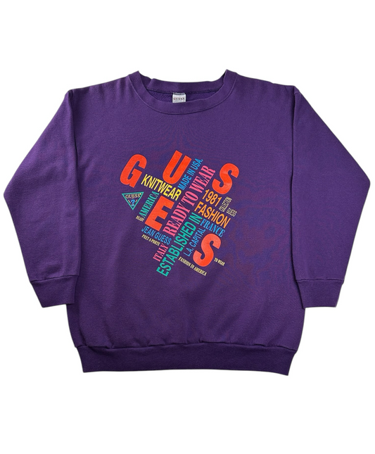 (L) 1981 Guess Crewneck