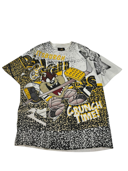 (M) Vintage Penguins x Taz Crunch Time Tee