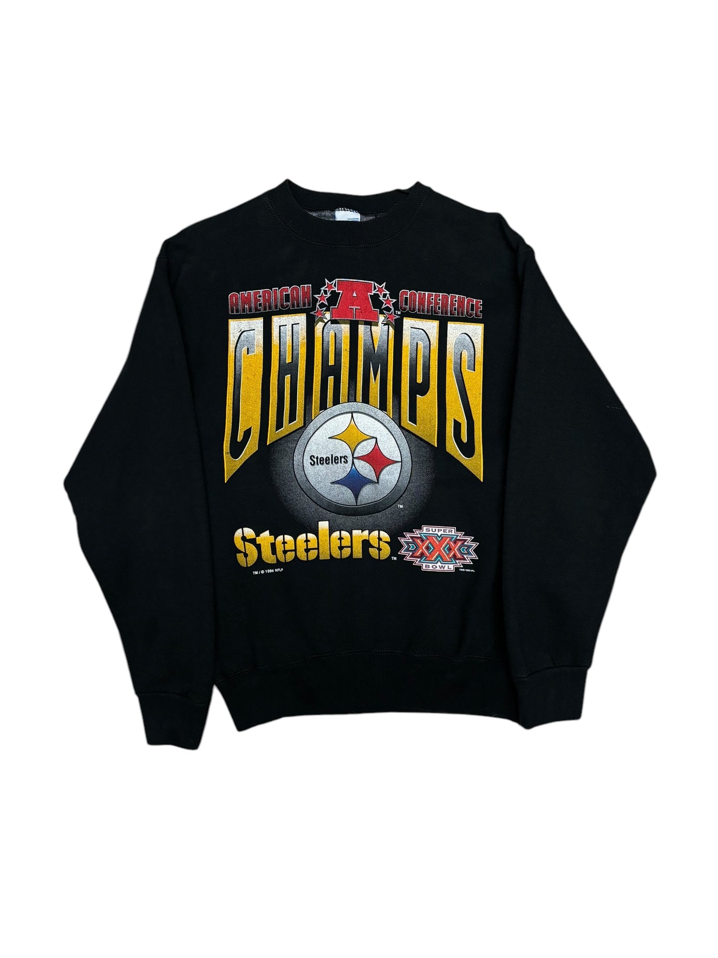 (S/M) 1995 Steelers AFC Champs Salem Crewneck