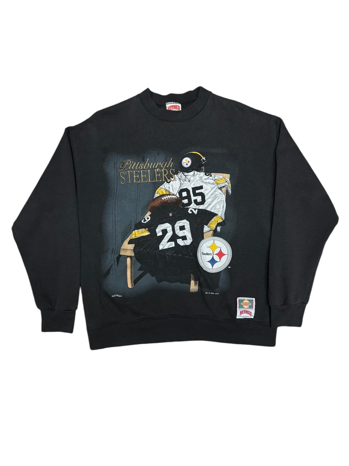 (L) 1994 Steelers Locker Room Crewneck