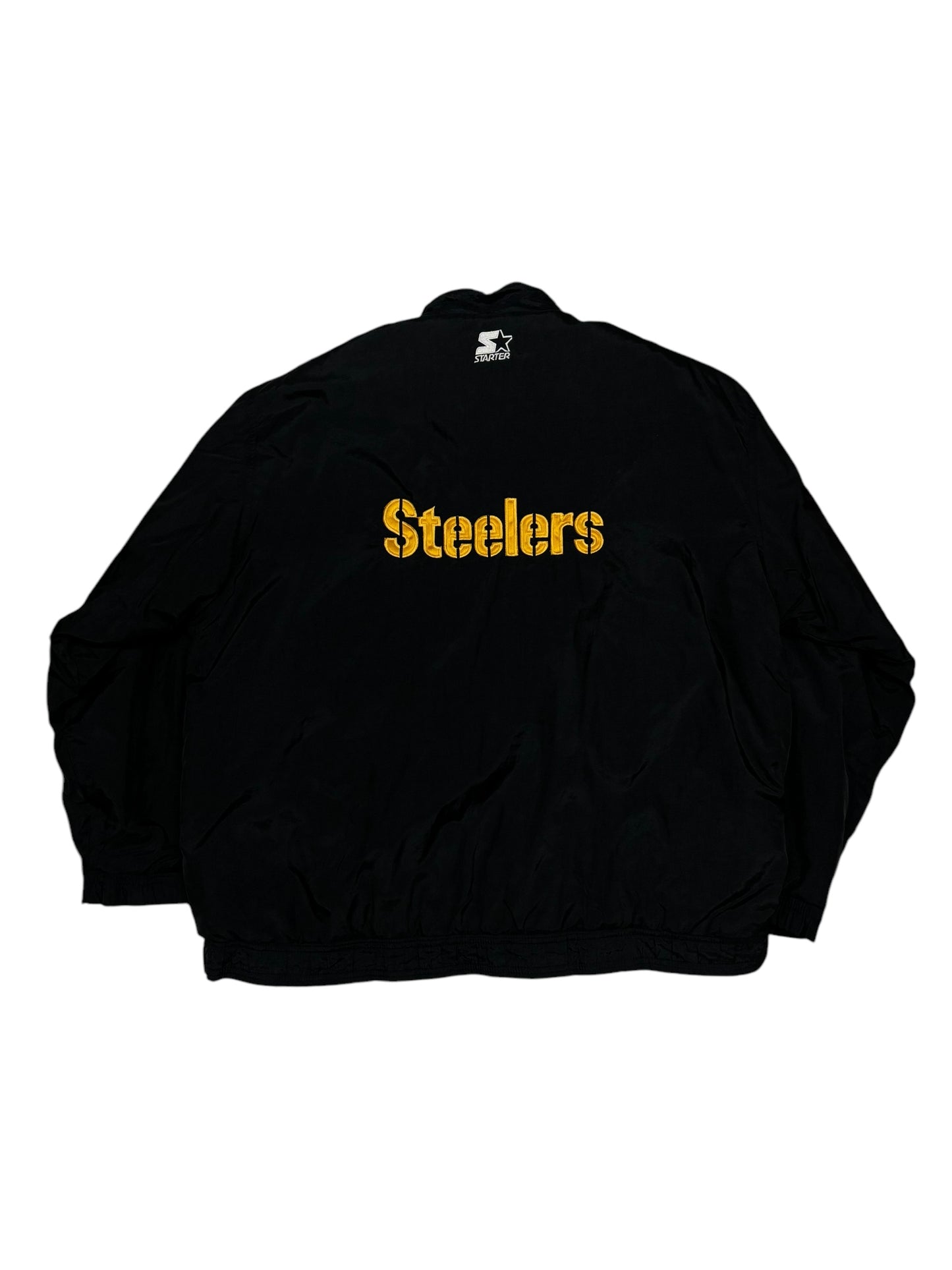 (XL) Vintage Steelers Starter Shockwave Puffer Jacket