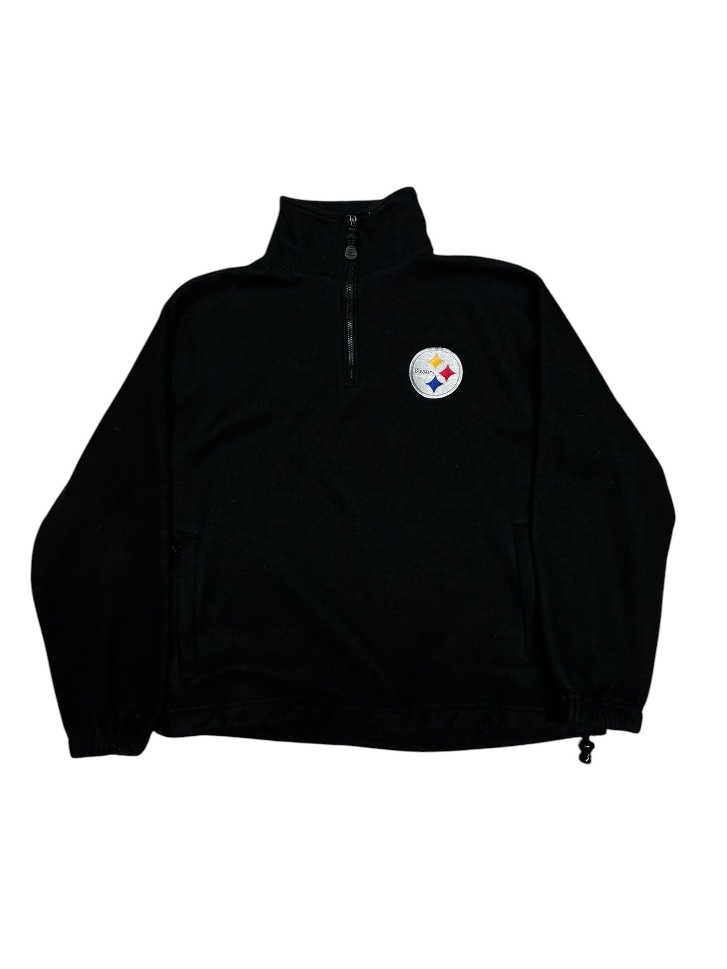 (M) Vintage Steelers 1/4 Zip Fleece Pullover