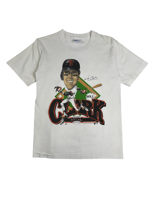 (S) 1989 SF Giants - Will Clark Caricature Tee